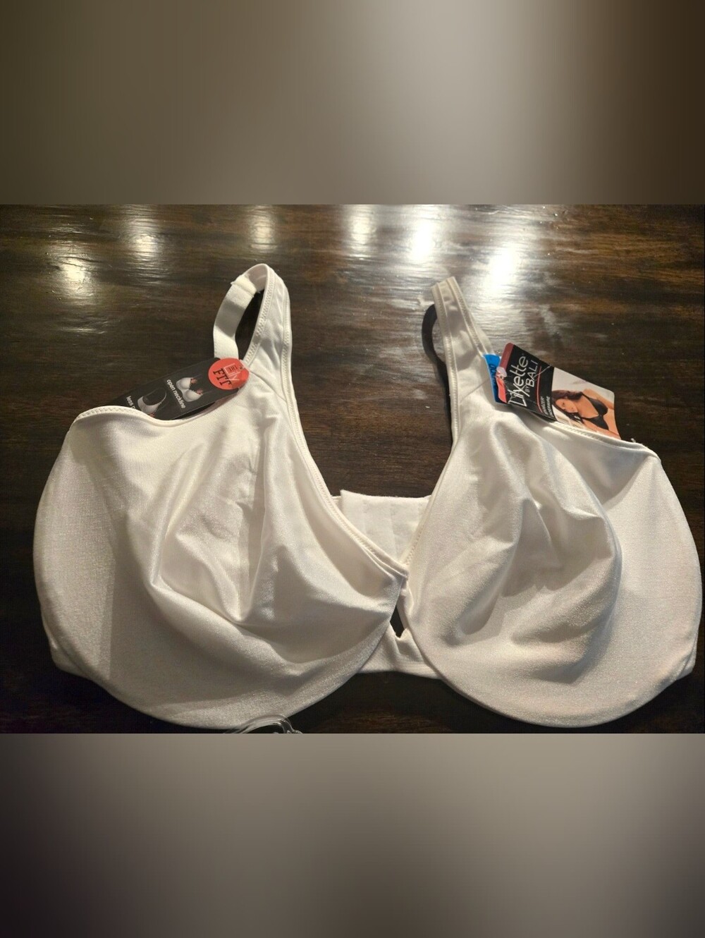 Lilyette Women's 36DDD White Full Coverage. Minimizer Underwire. New
